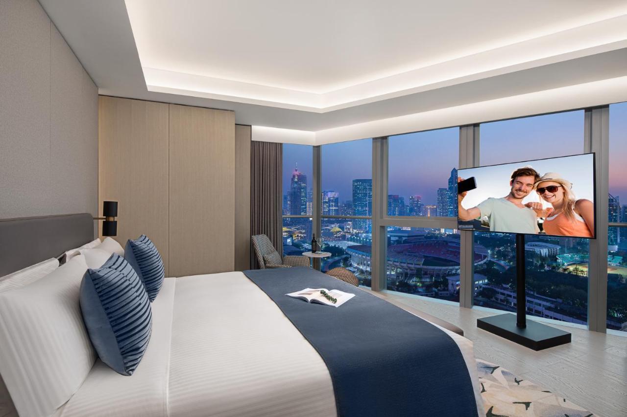 Апартаменты Ascott Icc Гуанчжоу Экстерьер фото