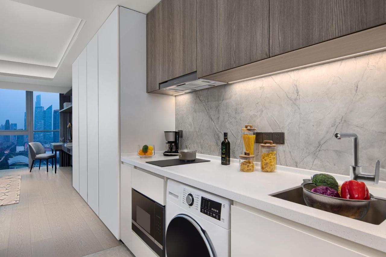 Апартаменты Ascott Icc Гуанчжоу Экстерьер фото